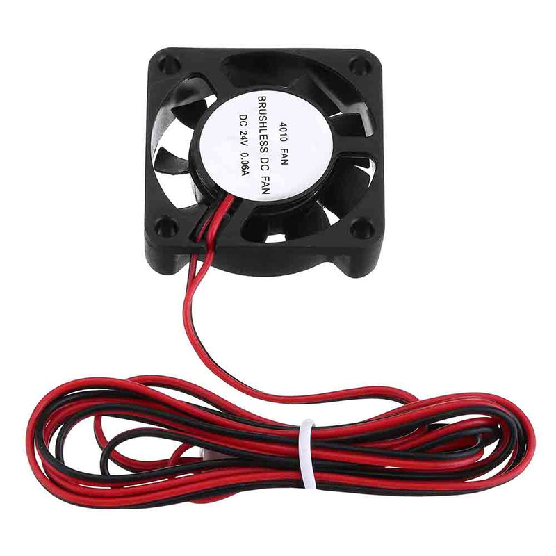 Anet 24v 0.06A 40mmx40mmx10mm Brushless Cooling Fan with Cable for 3D Printer