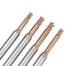 Drillpro 2.5/3.0mm 2 Flutes Long Neck End Mill HRC60 Deep Groove Cutter Milling Cutter