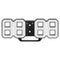 Digoo DC-K3 Multi-Function Large 3D LED Digital Wall Clock Alarm Clock With Snooze Function