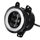 2Pcs 4'' 30W 6LED 6000K 1500LM 10-32V IP67 Round LED Headlights Fog Light Driving Lamps Hi/Low Beam DRL For Jeep Wrangler