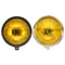 5.75" Motorcycle Headlight Light Retro Metal Yellow Len For Harley Bobber Chopper