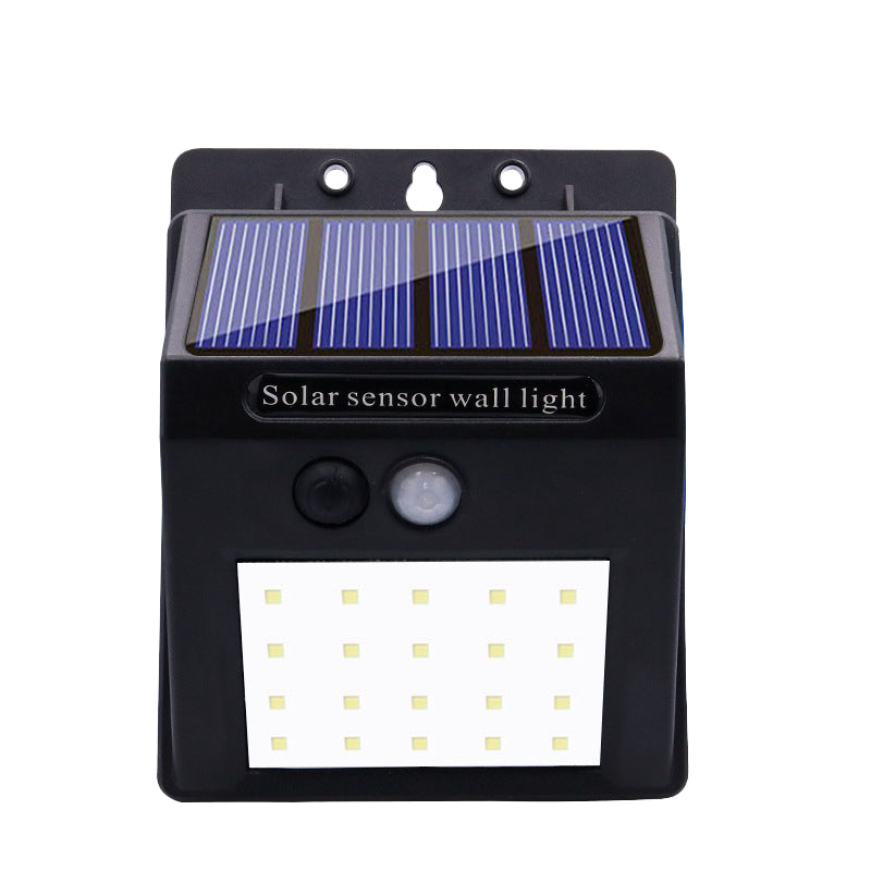 20 LED 400Lumen Outdoor Solar Wall Lamp Wireless Motion Sensor Lights Waterproof Bright Security Night Light for Yard Walkway