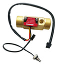 G3/4 Flow Sensor Water Flow Sensor Switch For Flow Meter Water Sensor Copper Shell Hall Turbine Flow Meter With Temperature