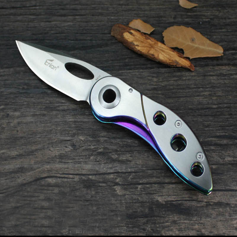 ENLAN M04 Small Folding Stainless Steel Knife Handle Cutting Tool Mini Utility Carving Knife Portable EDC