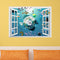 PAG 3D Large Removable Wallpaper clock Creative Wall Sticker Home Decoration