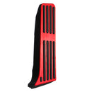 2Pcs Aluminium Alloy Car Interior Brake Accelerator Pedal Cover Trim Pad Red for Toyota Camry 8th 2018