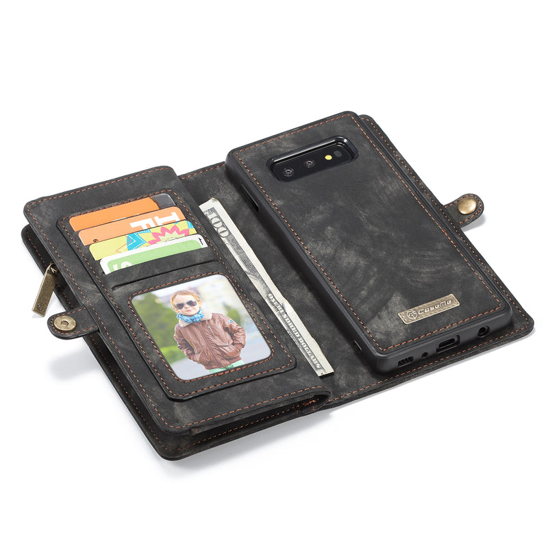 CaseMe Magnetic Detachable Wallet Protective Case For Samsung Galaxy S10e