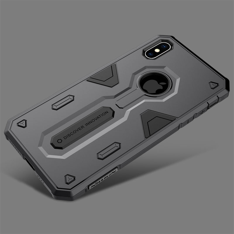 NILLKIN Shockproof Anti-scratch  Soft TPU + Hard PC Back Cover Protective Case for iPhone XS MAX