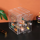 Jewelry Display Stand Dustproof Earrings Holder Jewelry Display Rack Storage Organizer Box
