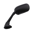 Pair Motorcycle Racing Rear View Side Mirrors For Yamaha YZF R6 R6S 2003-2008 Black