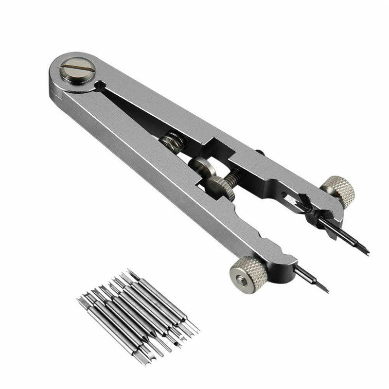 8 Pins + Watch Bracelet Spring Bar Standard Pliers Remover Portable Replace Removing Tool