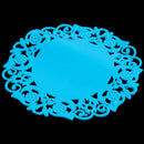lace coasters silicone pad Sweet retro translucent O3C8