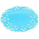 lace coasters silicone pad Sweet retro translucent O3C8