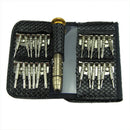 25 in 1 Portable Pocket Precision Screwdriver Wallet Set Repair Tools Kit W9O7