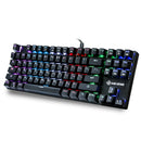 Magic Refiner 1506 108 Keys Wired RGB Backlit Blue Switch Mechanical Gaming Keyboard for E-sport PC Laptop