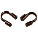 Antiqued Copper Wire Thread Protectors 0.19 Inch Loops (50) V6J8