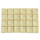 24 Pcs Ring Earring Jewelry Display Gift Box Bowknot Square Case yellow