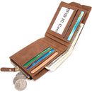 Men RFID Blocking Wallet Theft Protect Money Bag Card Holder Slim Purse Clutch