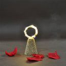 LUSTREON Waterproof Timer Setting Copper Wire 20LED Cork Bottle String Light for Bar Home Christmas Party
