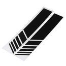 2pcs Car Rear View Mirror Cover Stickers Vinyl Stripe Decal Emblem KK for Mercedes