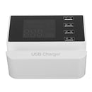 Bakeey 4 USB Ports LED Display EU Fast Charger Phone Holder For iPhone X 8 OnePlus 5t Xiaomi 6