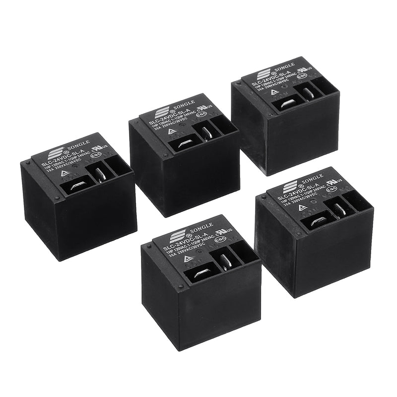 5PCS Power relays SLC-05V 12V 24VDC-SL-A 4PIN Normally Open Relay Module SLC-05VDC-SL-A SLC-12VDC-SL-A SLC-24VDC-SL-A