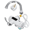 3000W Electric Heating Water Tap Temperature Display Hot Water Heater Faucet Home Bathroom