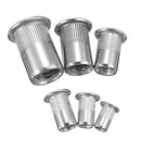93Pcs Stainless Steel Rivet Nut Rivnut Insert Nutsert KIT M3 M4 M5 M6 M8 M10