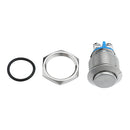 Machifit AC 250V 3A 16mm Waterproof Push Button Switch Self Lock Latching Switch
