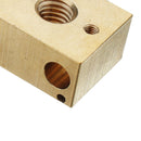 M8*1.25 Thread Brass Heating Block For 3D Printer