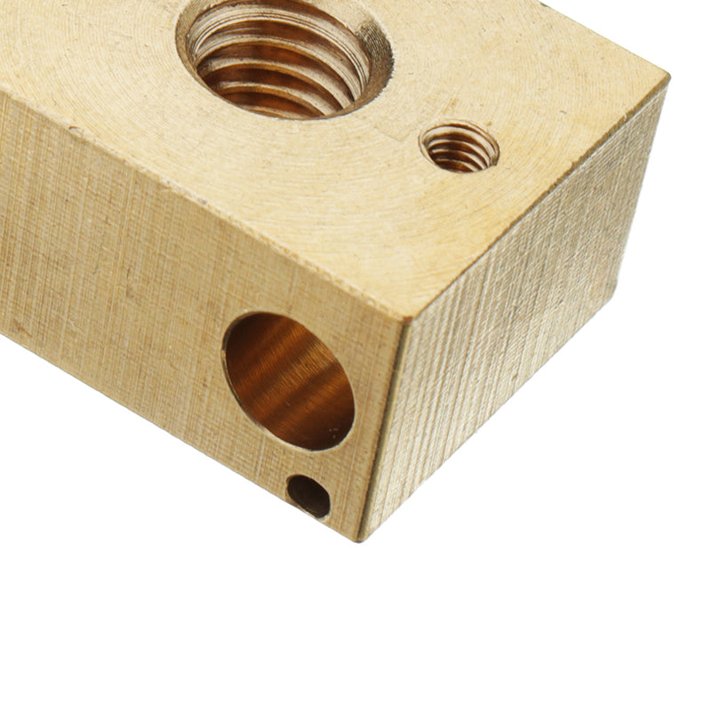 M8*1.25 Thread Brass Heating Block For 3D Printer