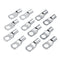 12 Pcs Copper Cable Lugs Wire Connector Terminal 2 AWG 35mm Hole 10mm Tinned Copper Terminals Conne