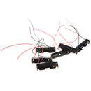 6Pcs Wired Connector 1.5V AAA Battery Holder Plastic Case Storage Box black B6P7