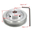 GT2 Timing Belt Pulleys 60 Tooth 60T 8mm Bore For RepRap Prusa Mendel 3D Printer