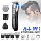 Kemei KM-1407 Electric Hair Clipper Nose Hair Trimmer Beard Shaver Trimmer Cordless Men Barber Tool Kit