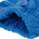 Useful minifiber dry hair hat quickly dry hair rolled towel cap (blue) Q1P3