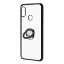 Bakeey Transparent Ring Holder Color Plating Anti-Scratch Hard PC Protective Case For Xiaomi Mi8