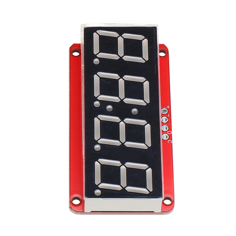 4-bit 0.56 Inch 7-segment LED Digital Tube Module I2C Control 2-line Control HT16K33 LED Display Module