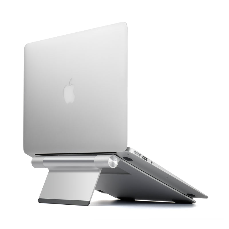UPERGO AP-1L Foldable Laptop Stand Metal Aluminum Alloy Laptop Bracket Adjustable Lifting Riser Portable Cooling Pad for 11-17 inch Laptops