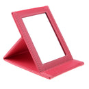 Multi-functional foldable portable cosmetic makeup mirror for travel(pink) O9X3