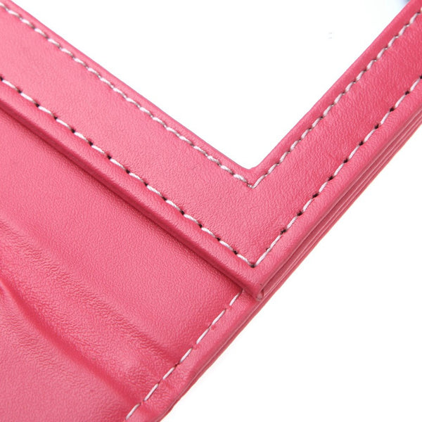 Multi-functional foldable portable cosmetic makeup mirror for travel(pink) O9X3