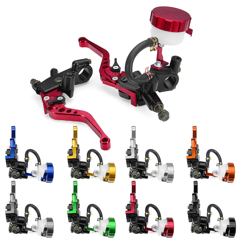 7/8inch Universal Motorcycle Front Brake Clutch Lever Master Cylinder Reservoir