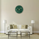 Loskii CC007 Creative Marble Pattern Wall Clock Mute Wall Clock Quartz Wall Clock For Home Office Decorations