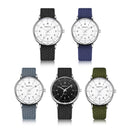 REBIRTH RE065 Casual Style Men Wrist Watch Nylon Band Quartz Watch