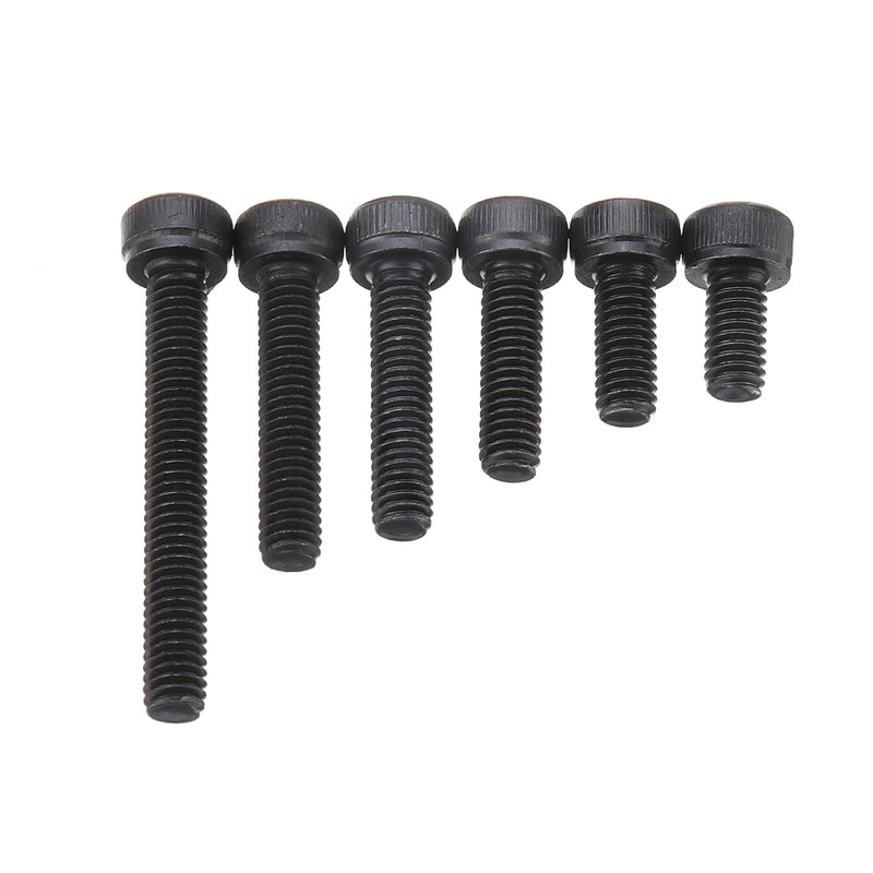 Suleve MXCH8 1080Pcs M2 M3 M4 Hex Socket Cap Head Screw Carbon Steel 12.9 Grade Bolt Nut Assortment Kit 4-30mm