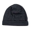 Men Women Beanie Solid Color Hip-hop Slouch Unisex Knitted Cap Hat Deep Gra