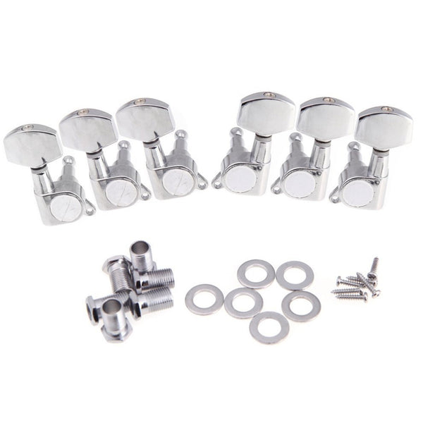 3L 3R Chrome Electric Acoustic Strings of mechanical Guitar Tuning Pegs Tun