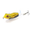 ZANLURE 1 Pcs 3D Eyes Frog Fishing Lure Soft Bait Tassels Fishing Hooks