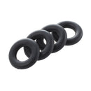 100 Pcs Black Shockproof Rubber O-rings for Tattoo Machine C9O3
