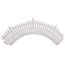 12 White Fences Pattern Cupcake Cake Wrappers Weddings, Christenings C2D3
